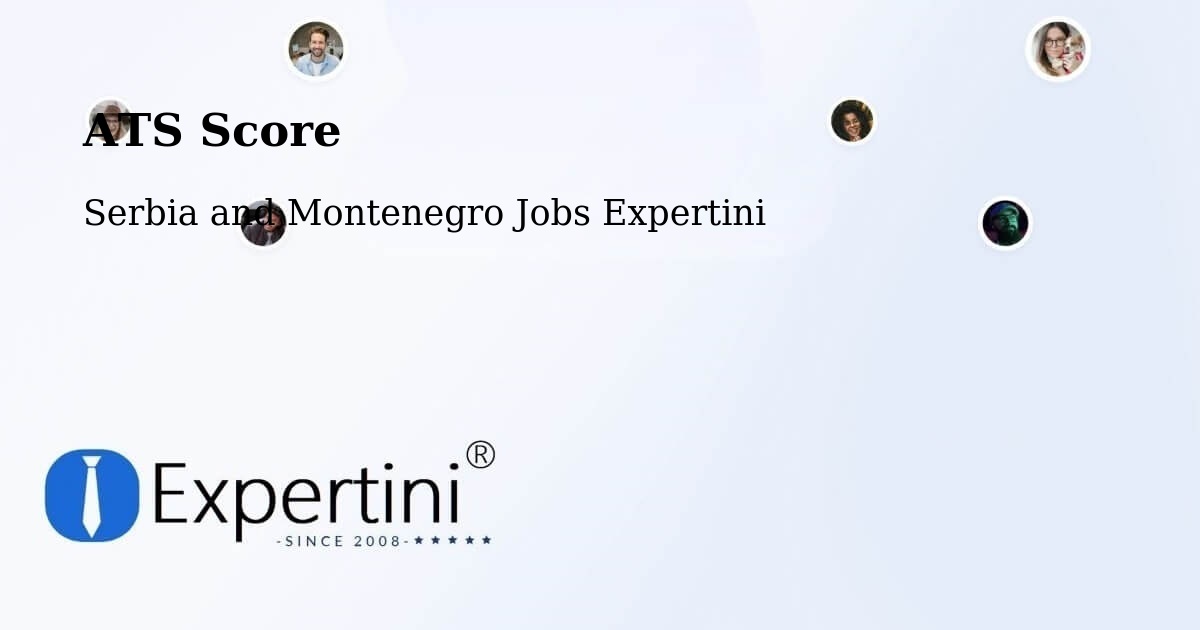 Resume ATS Score & Job Description Match Tool – Chester - Serbia and Montenegro Jobs Expertini